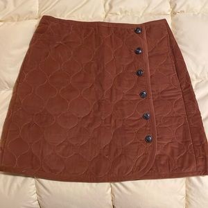 Madewell Quilted Mini Skirt